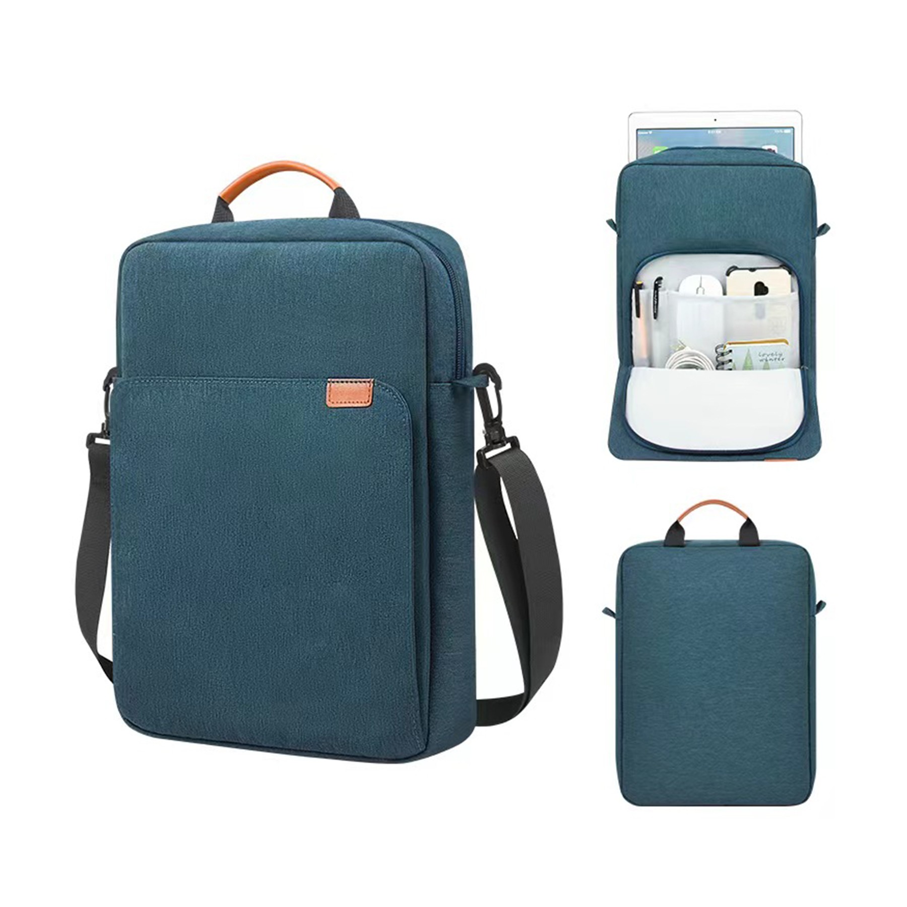 13.3 14 Inch Laptop Sleeve Bag with Shoulder Strap 2