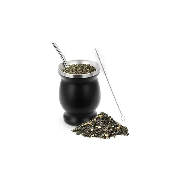 8 Ounce Yerba Mate Cup - Includes Reusable Straw 3