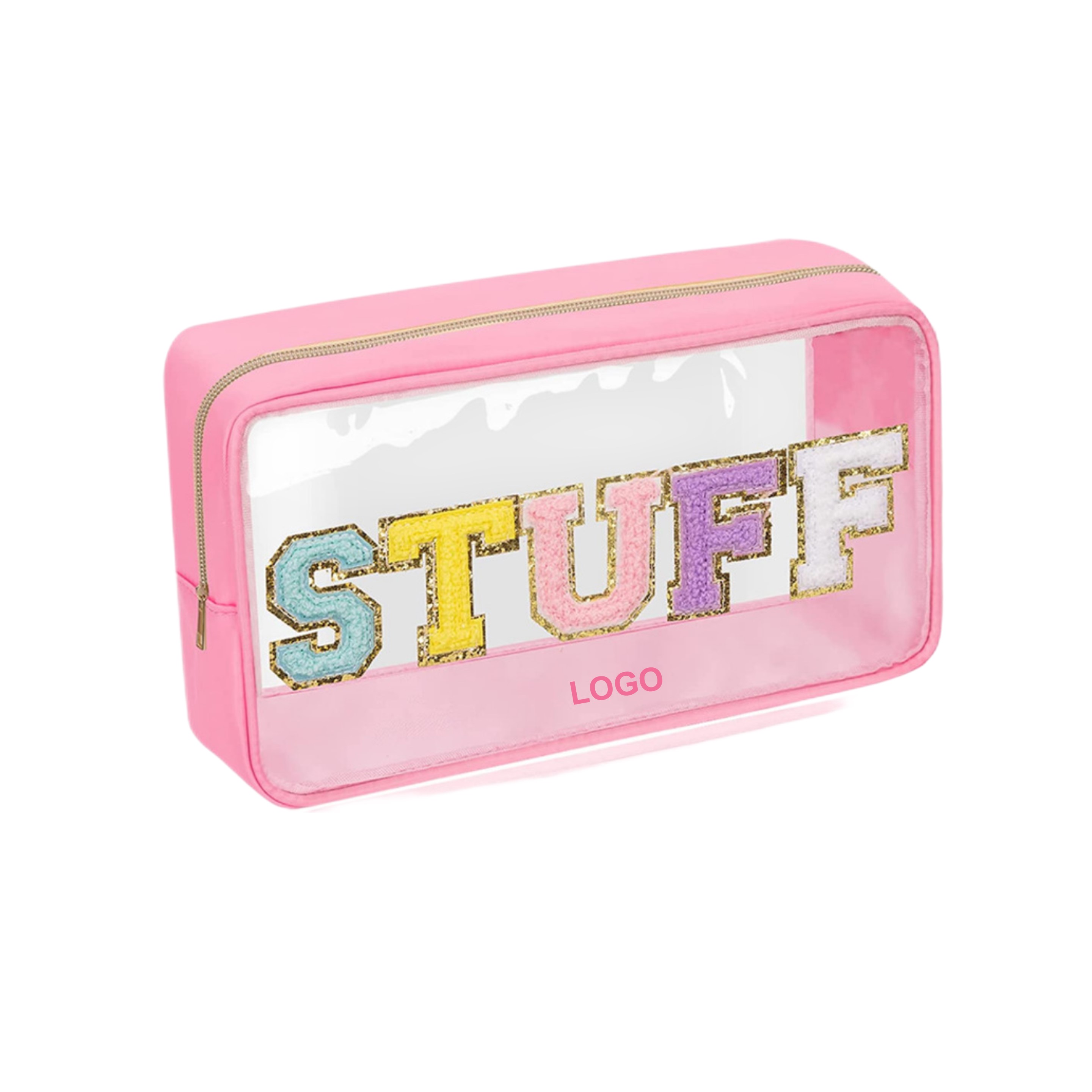 Chenille Letter Cosmetic Bag (direct import) 2