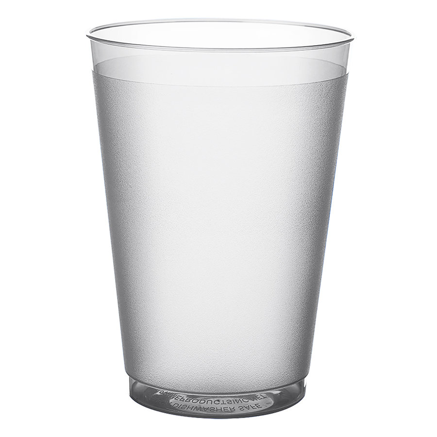 Flexible Frosted Plastic Stadium Cups 12 oz. 4