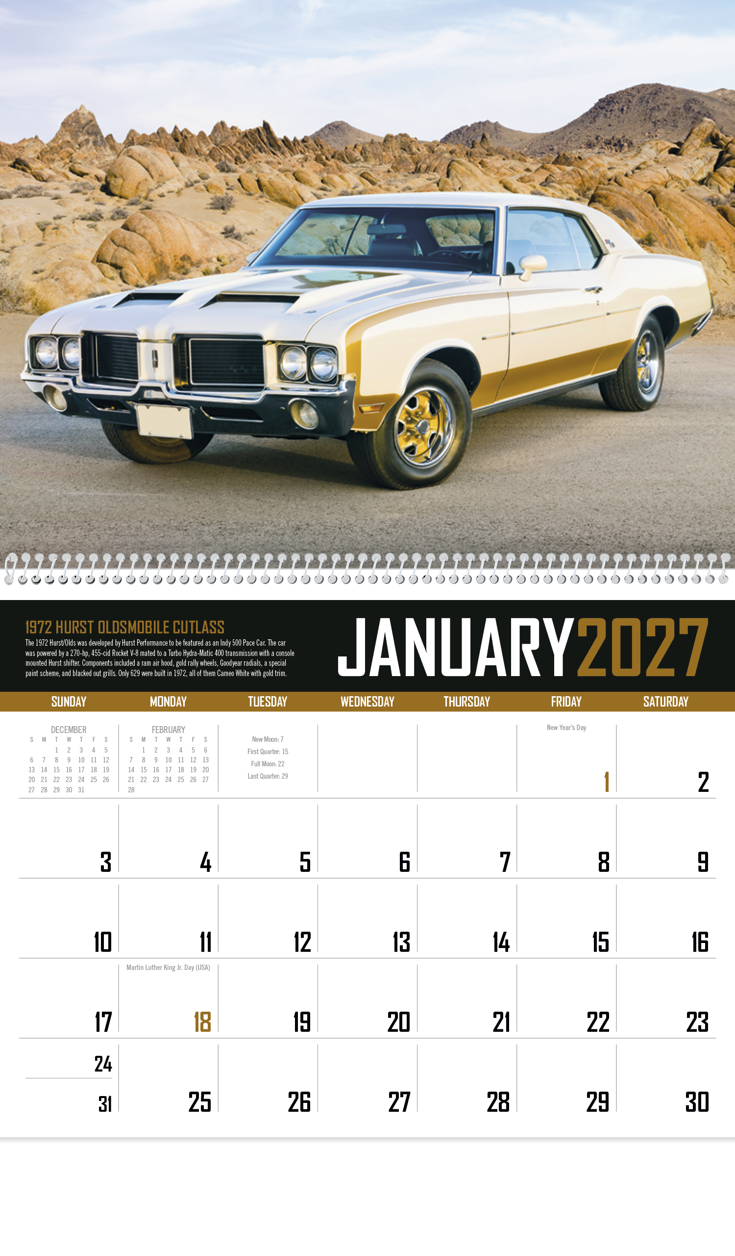 Triumph® Calendars Muscle Cars Calendar 21