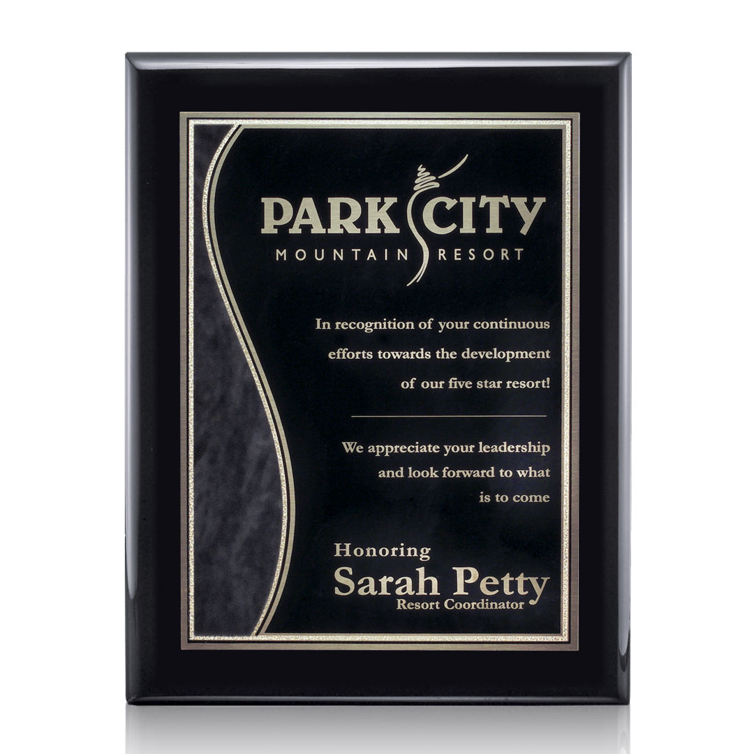 Oakleigh/Nobleton Plaque - Black Finish 5