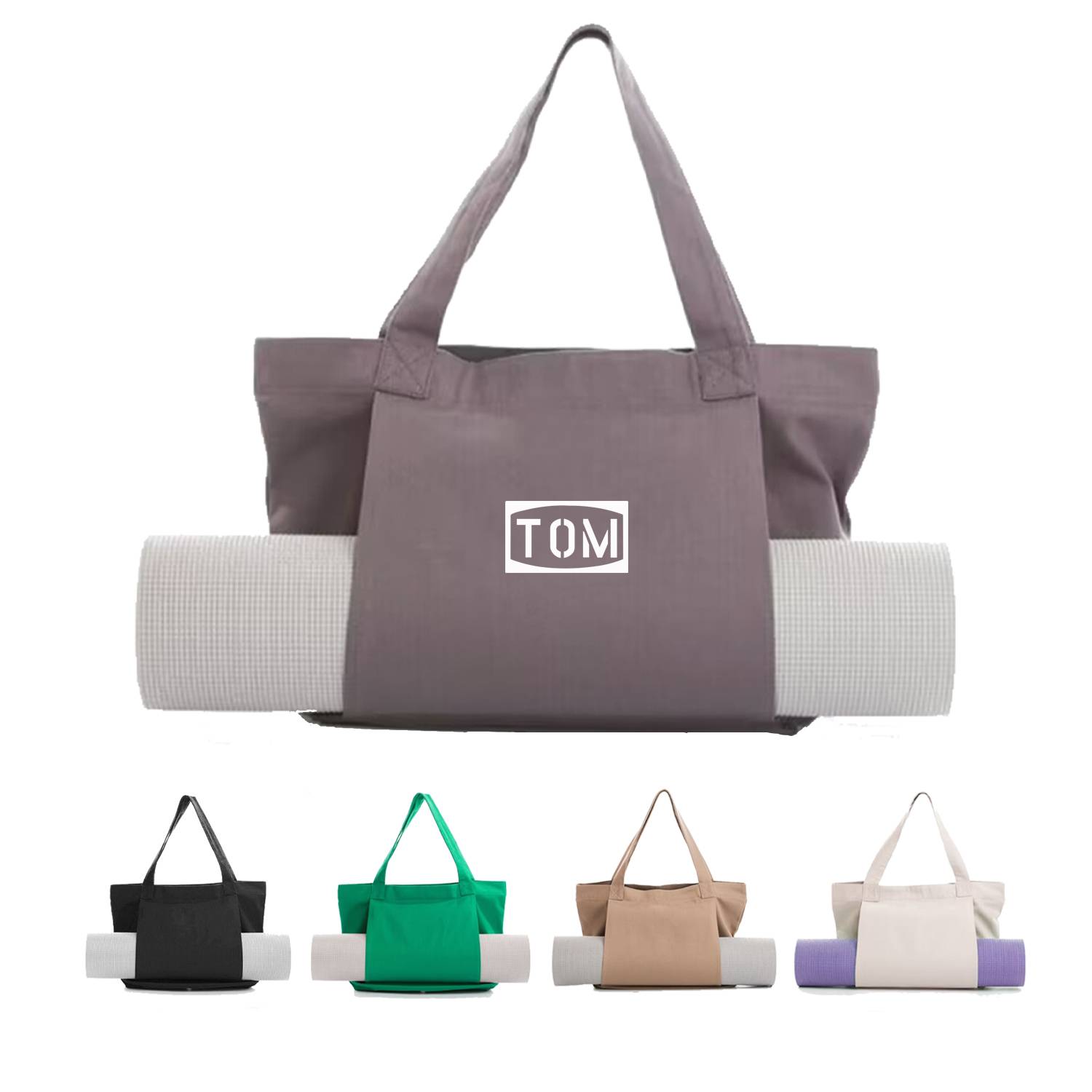 Outdoor Exercise Equipment Yoga Mat Canvas Shoulder Bag 2