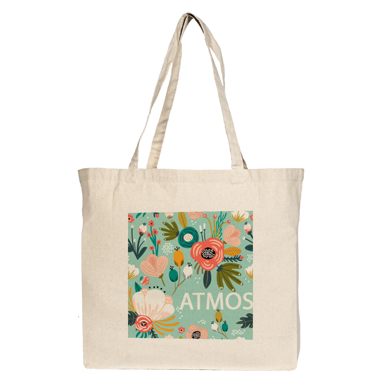 Jumbo Down To Business Cotton Tote, custom tote bag with logo imprint 5