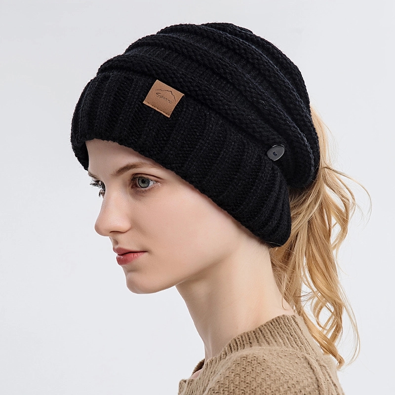 Winter Beanie Visor & Earflaps For Men Outdoor Fleece Hat 2