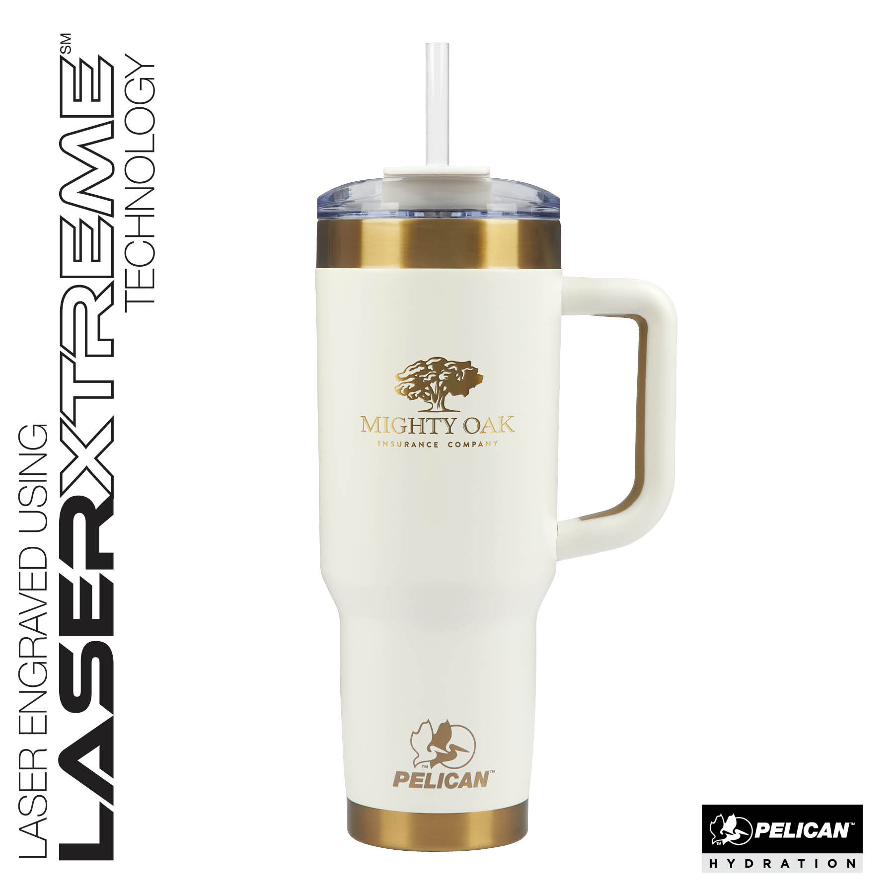 Pelican Porter™ 40 oz. Double Wall Stainless Steel Travel Tumbler - Glow Collection 54