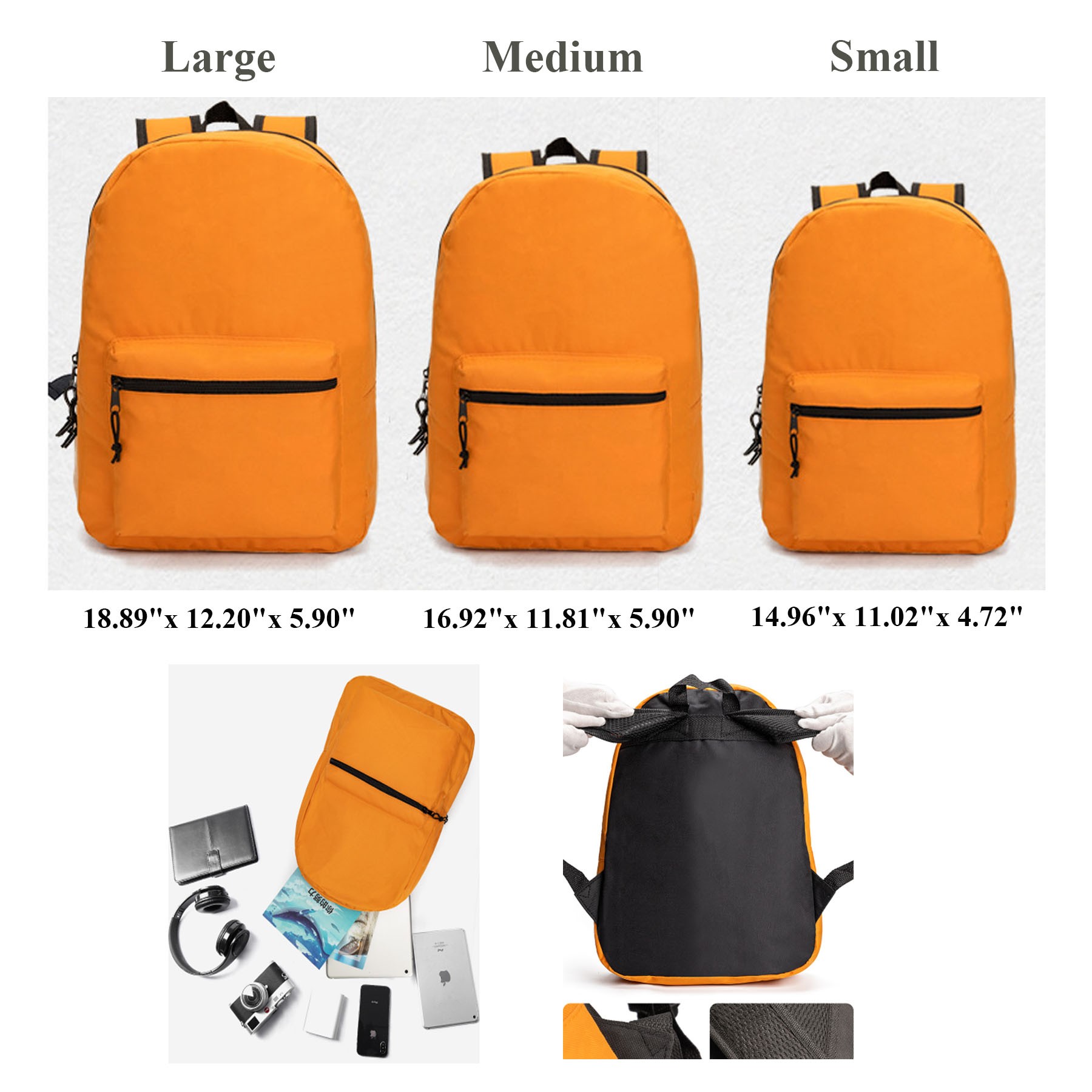 Unisex Sports Bag Basic Backpack School Bag 2