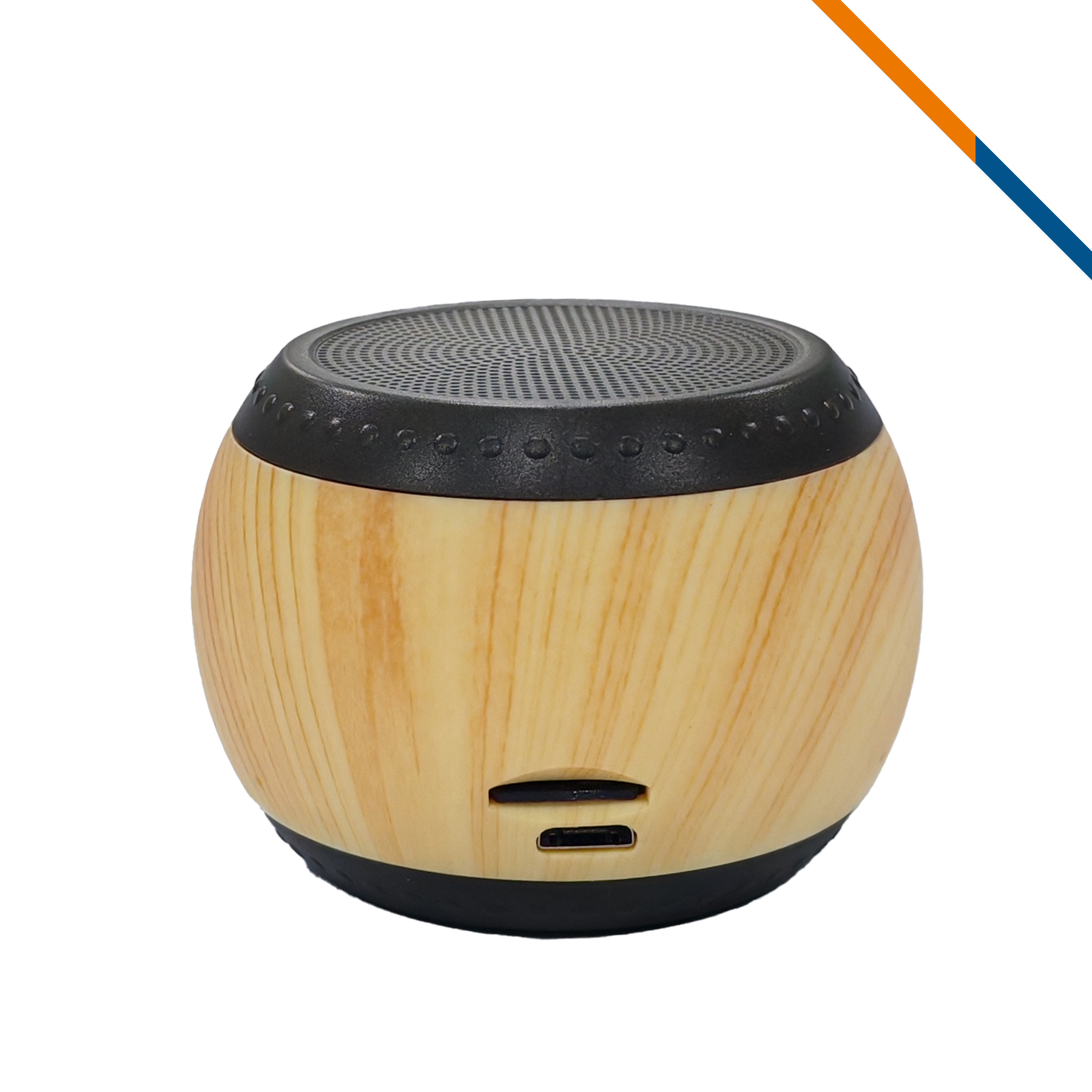 Lara Mini Bamboo Drum Shaped Bluetooth Speaker 4