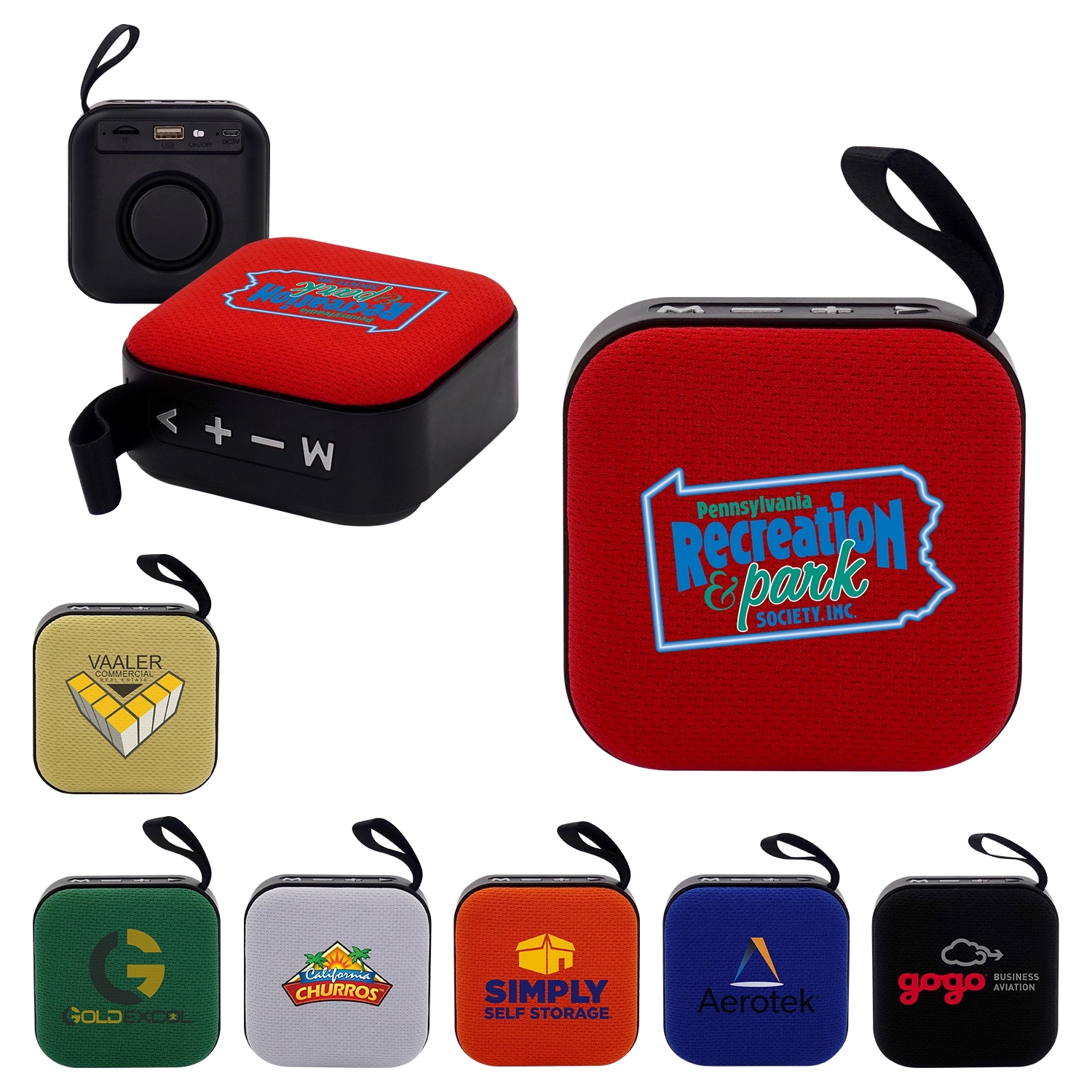 SQUARE LANYARD BLUETOOTH SPEAKER