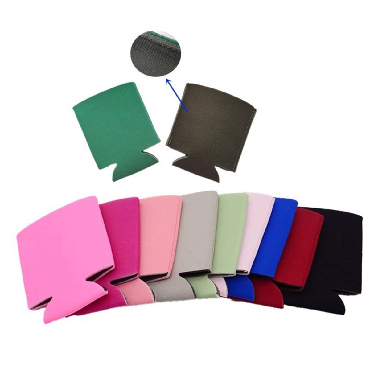 Folding Foam Can Cooler Sleeves 4