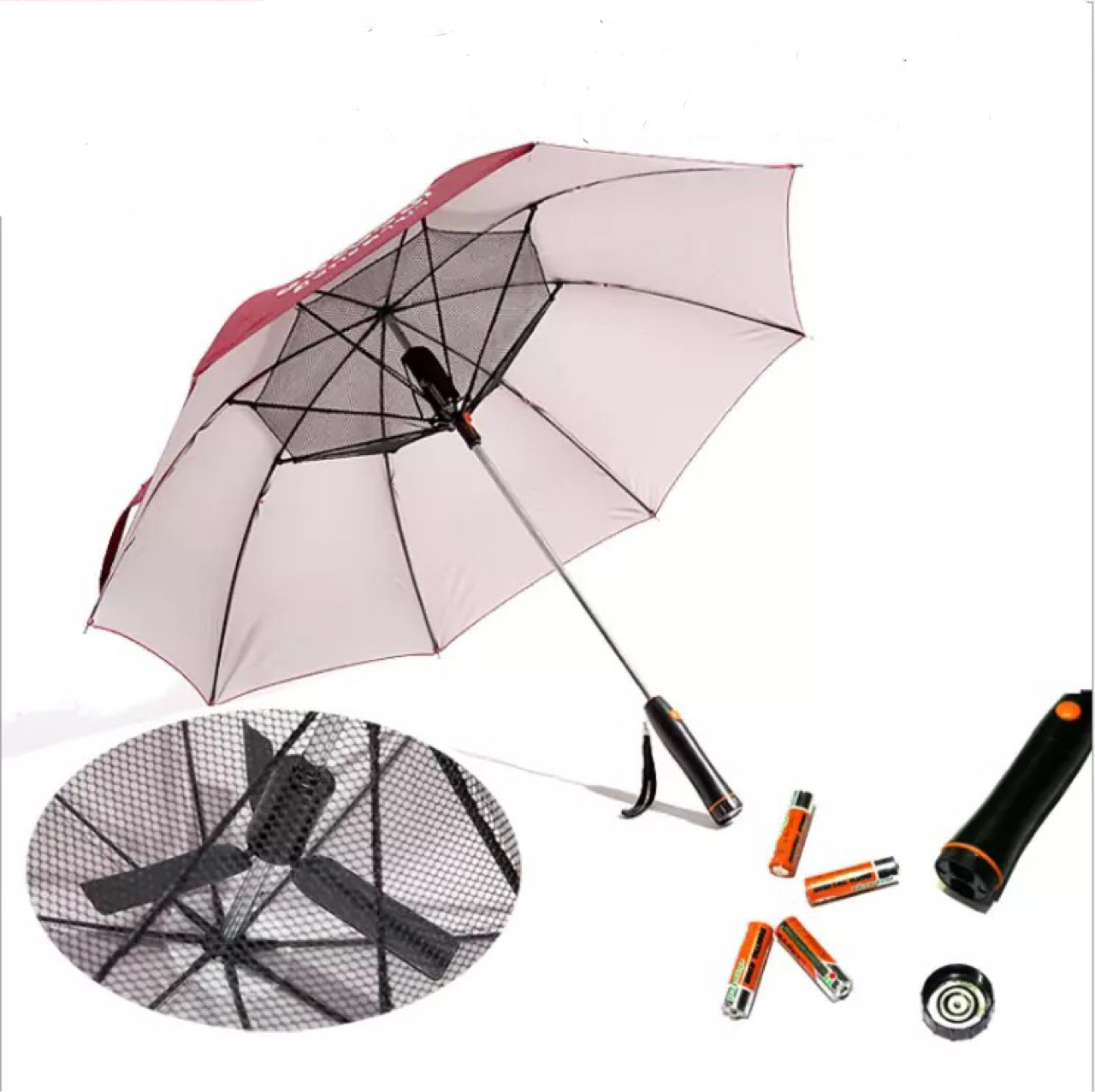 Umbrella with Fan 2