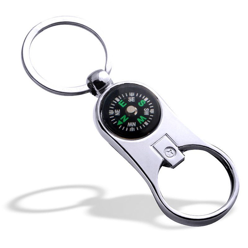 3 in 1 Compass Metal Key Ring and Bottle Opener 5