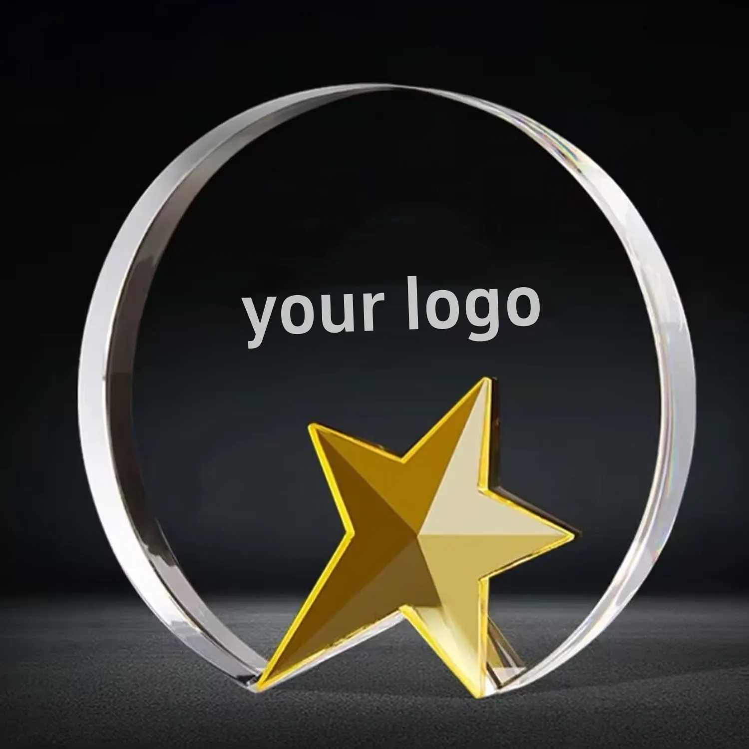 Crystal Award Personalized Glass Trophy Engraved 6