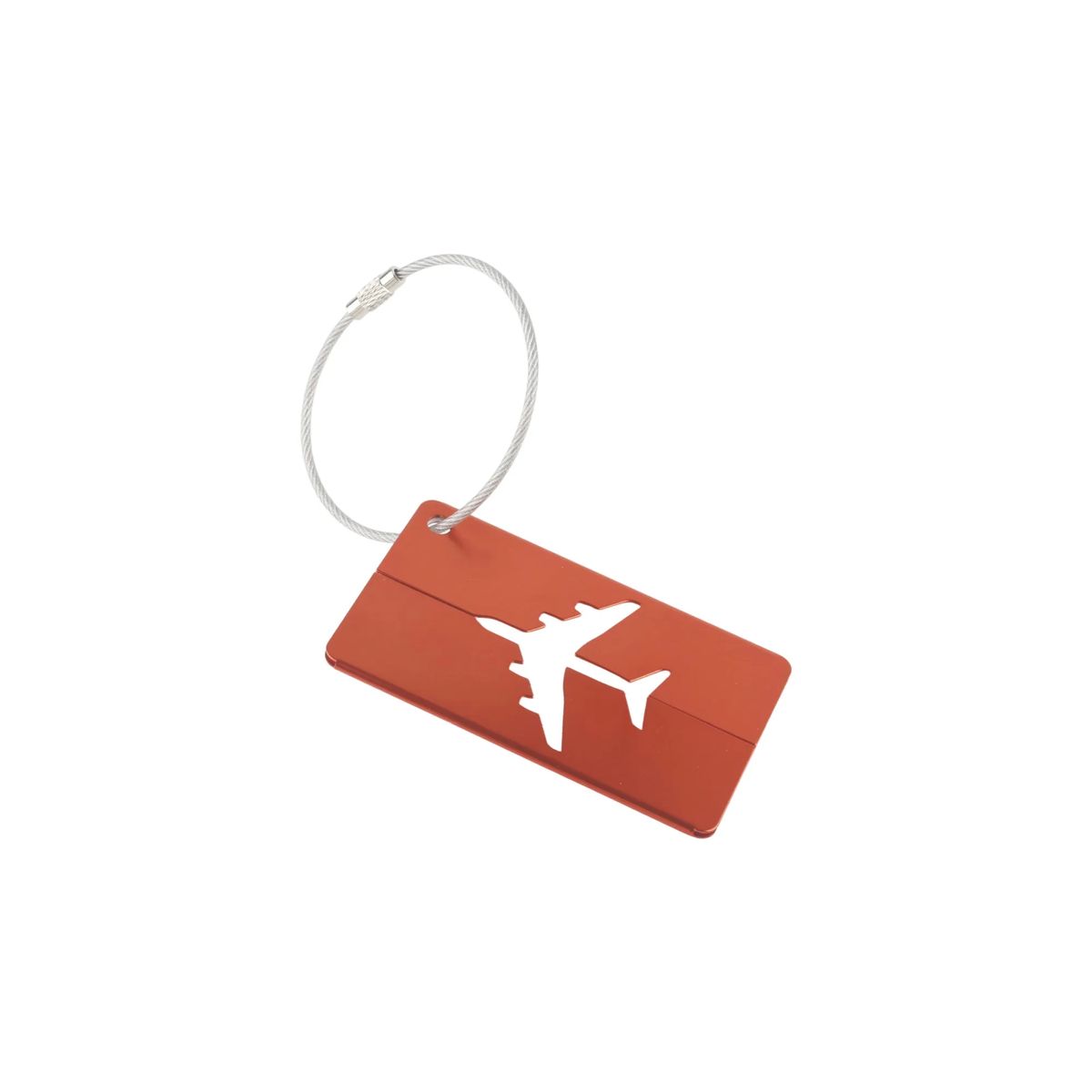 Durable Aluminum Luggage Tag with Steel Wire Loop 14