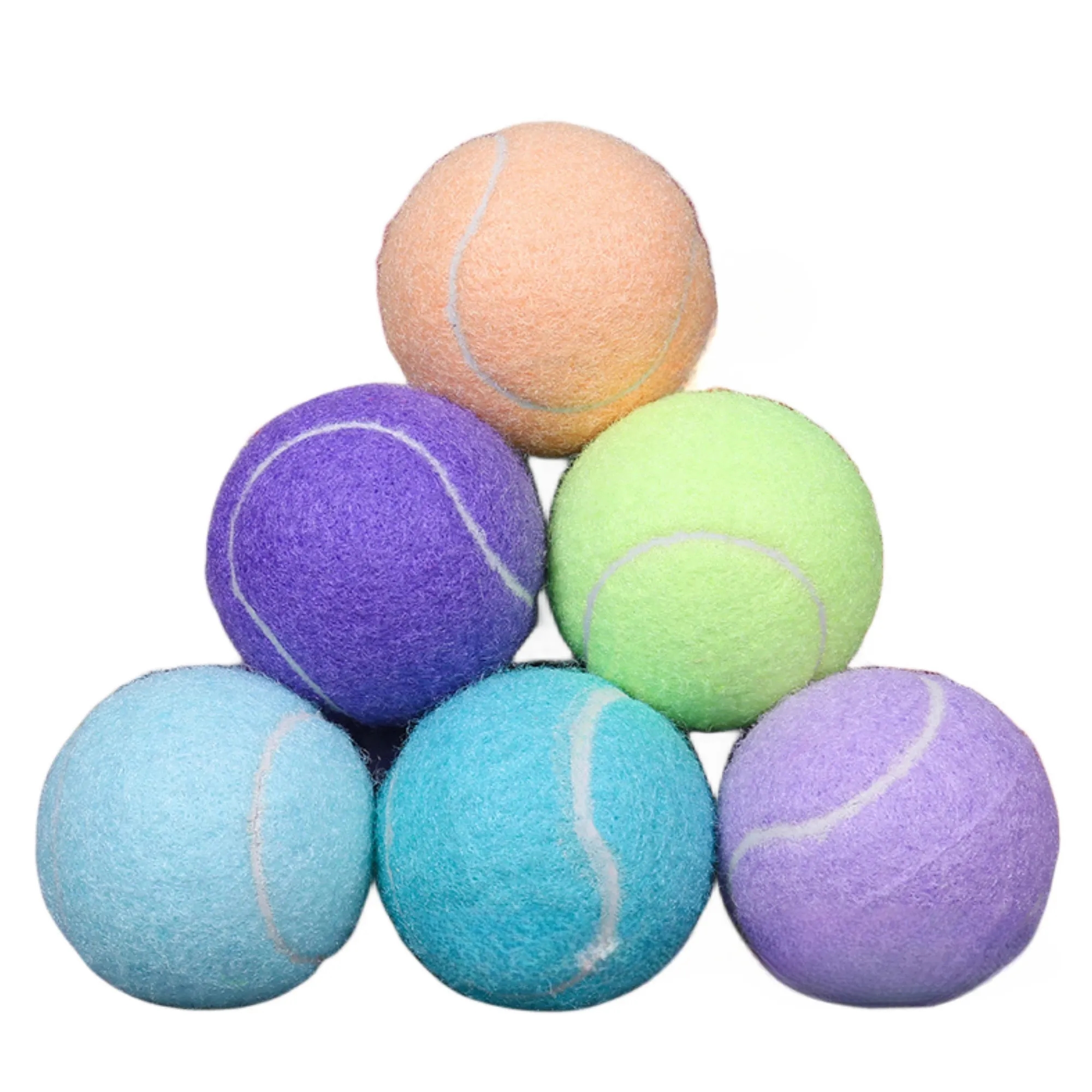 Macaron Color Tennis Training Pet Balls 2