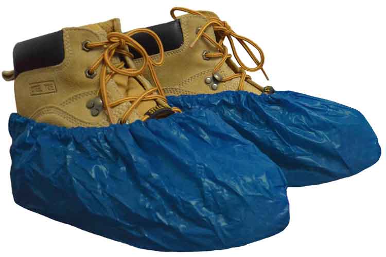 Heavyweight 12gm (.45 oz.) CPE, Impervious Shoe/Boot Covers - 100-ct Bag 3