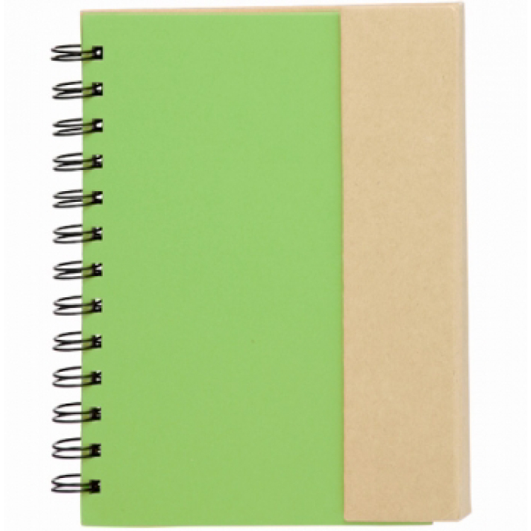 Eco Flip Top Notebook with Sticky Notes - 5.25" W x 7" H 4