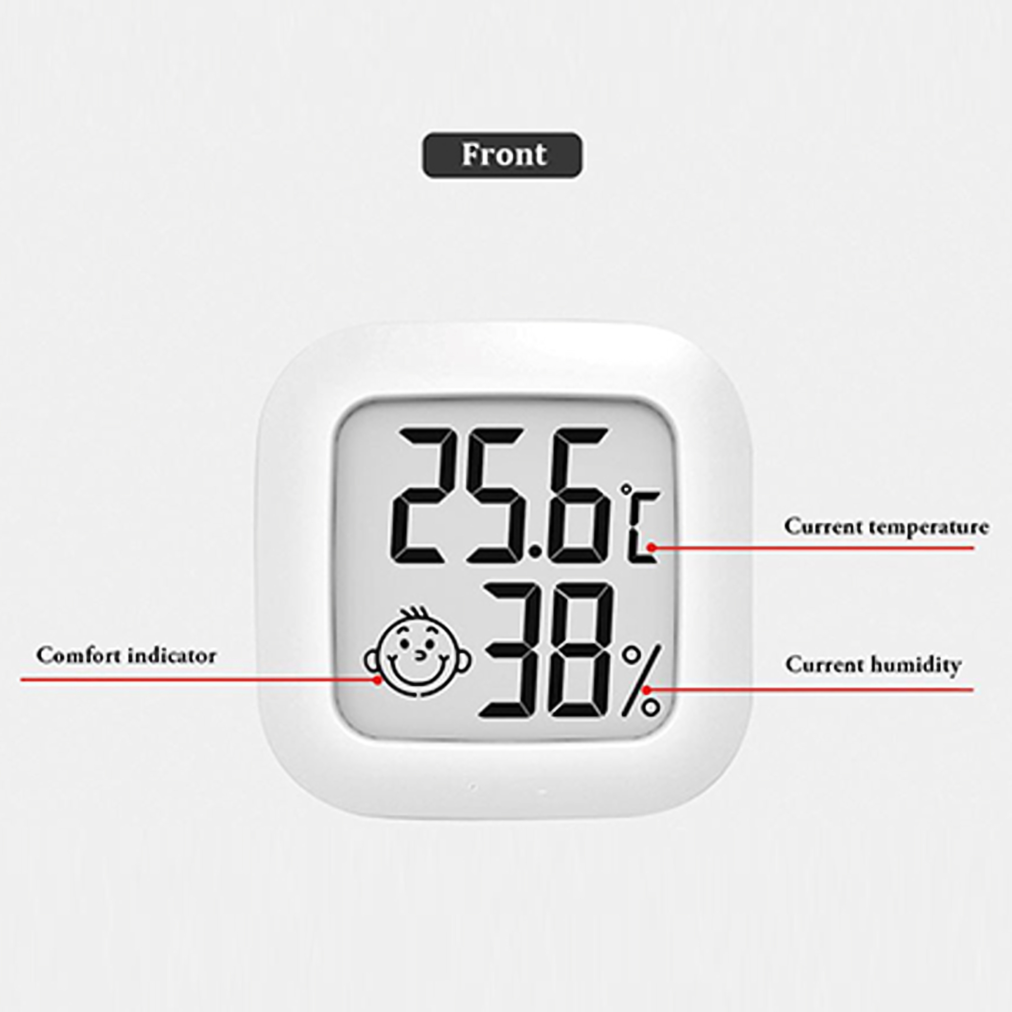 Touch Screen Digital Thermometer & Hygrometer 1