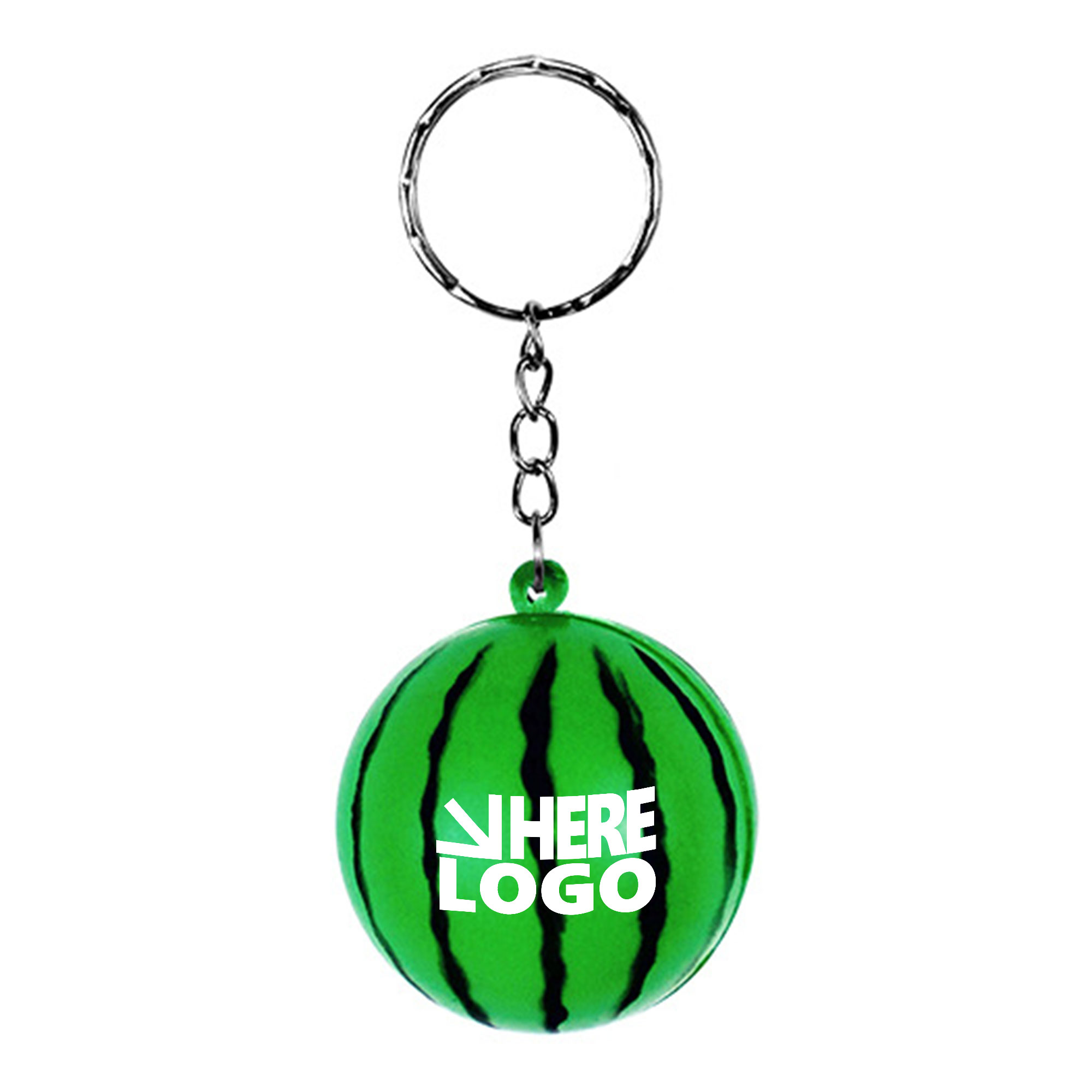 MOQ 20 Watermelon  Stress Relieve Toy Keychain 2