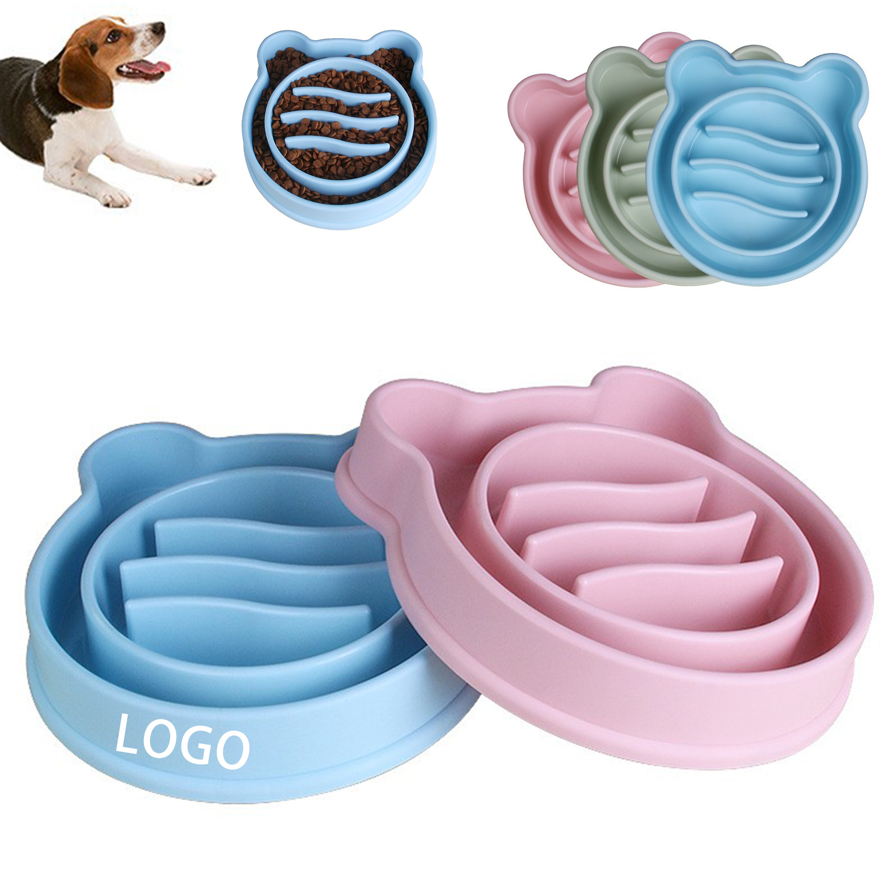 Slow Feeder Dog Bowls 1