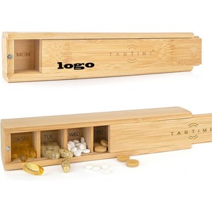 Bamboo Weekly Pill Box 6