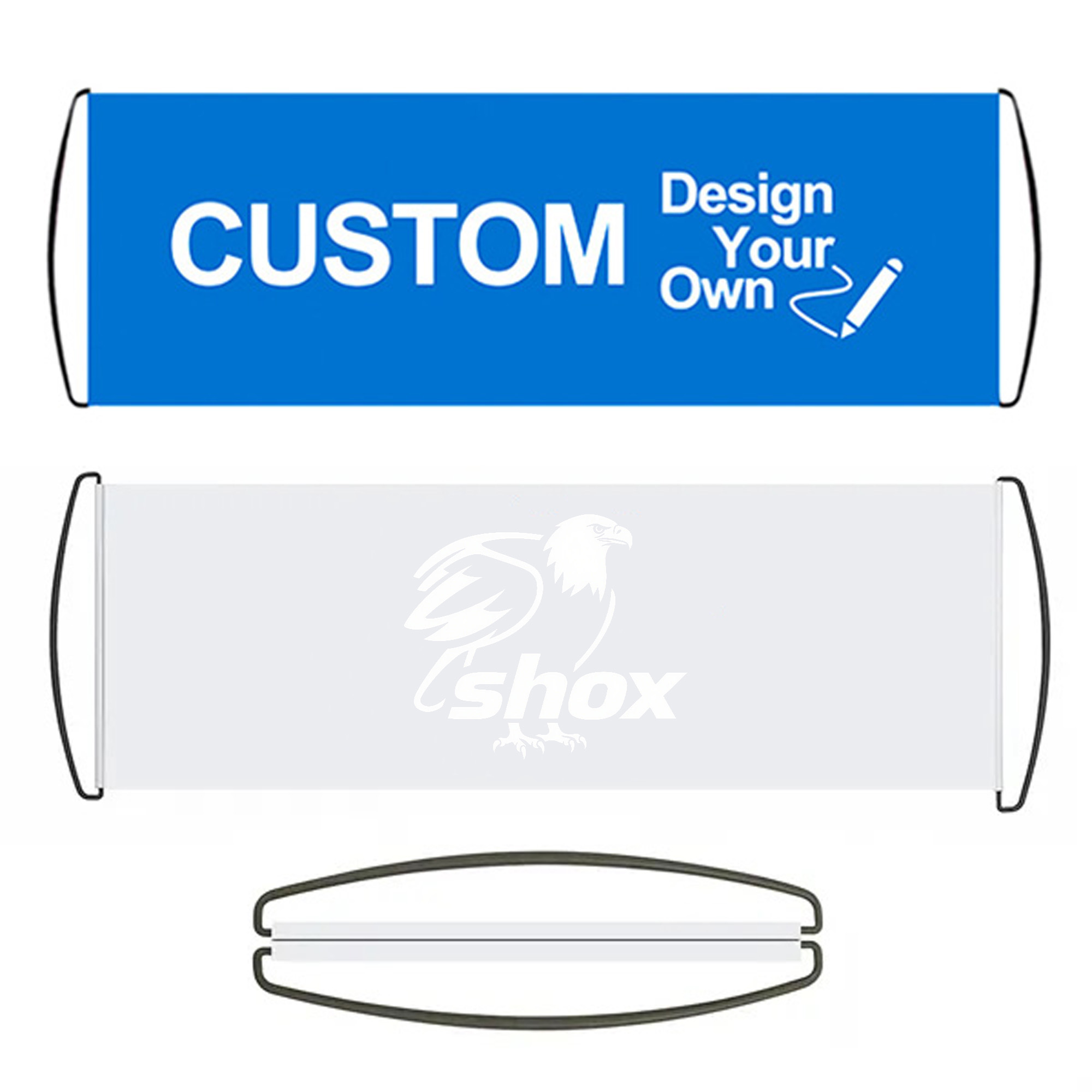 Custom Retractable Handheld Banner MOQ 20 3