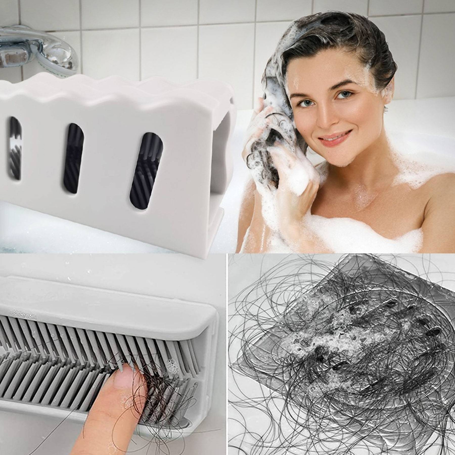 Shower Wall Hair Catcher 8