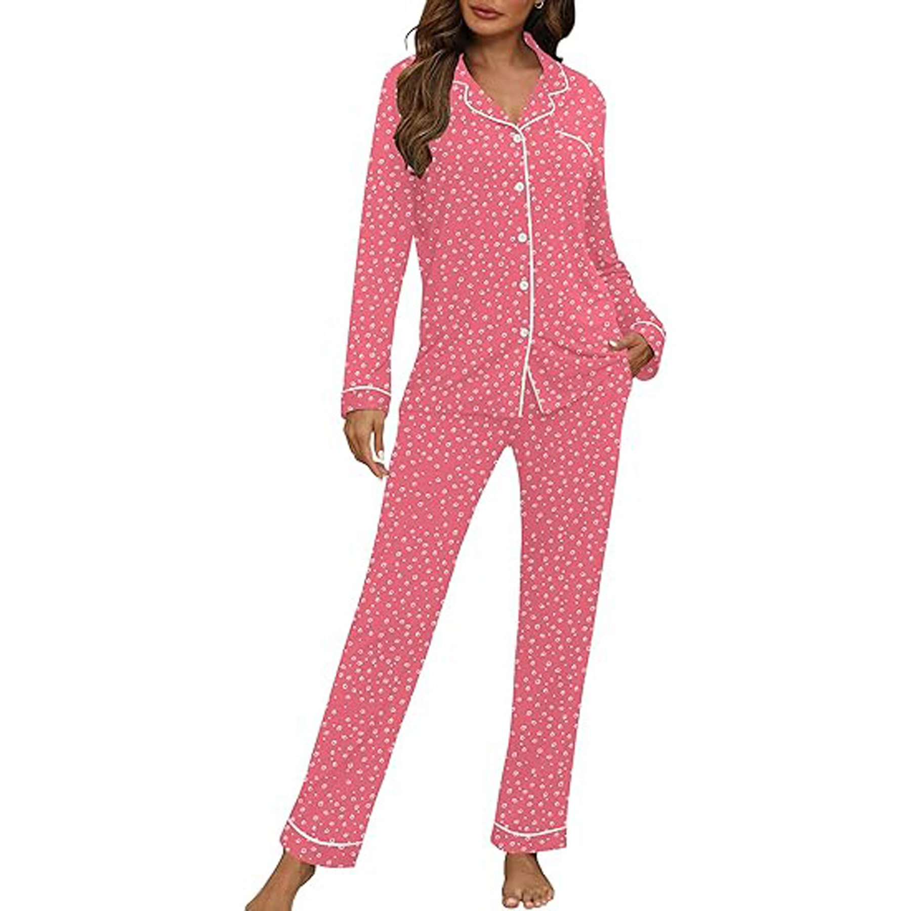 Women's Long Sleeve Pajama Set 32