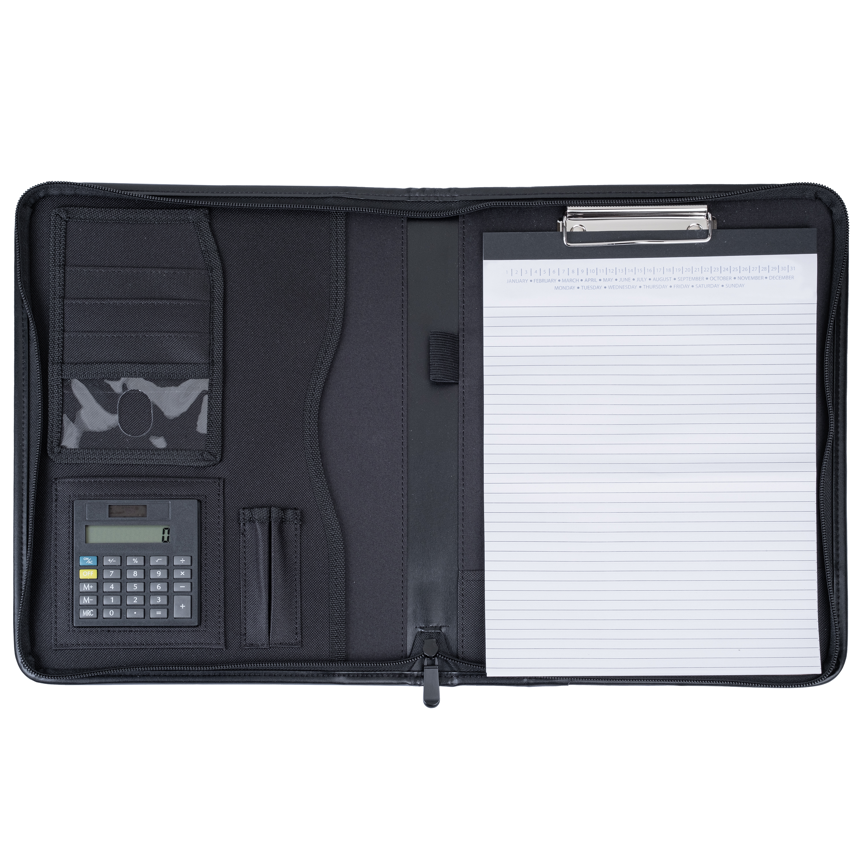Associate Zipper Clipboard Padfolio 4