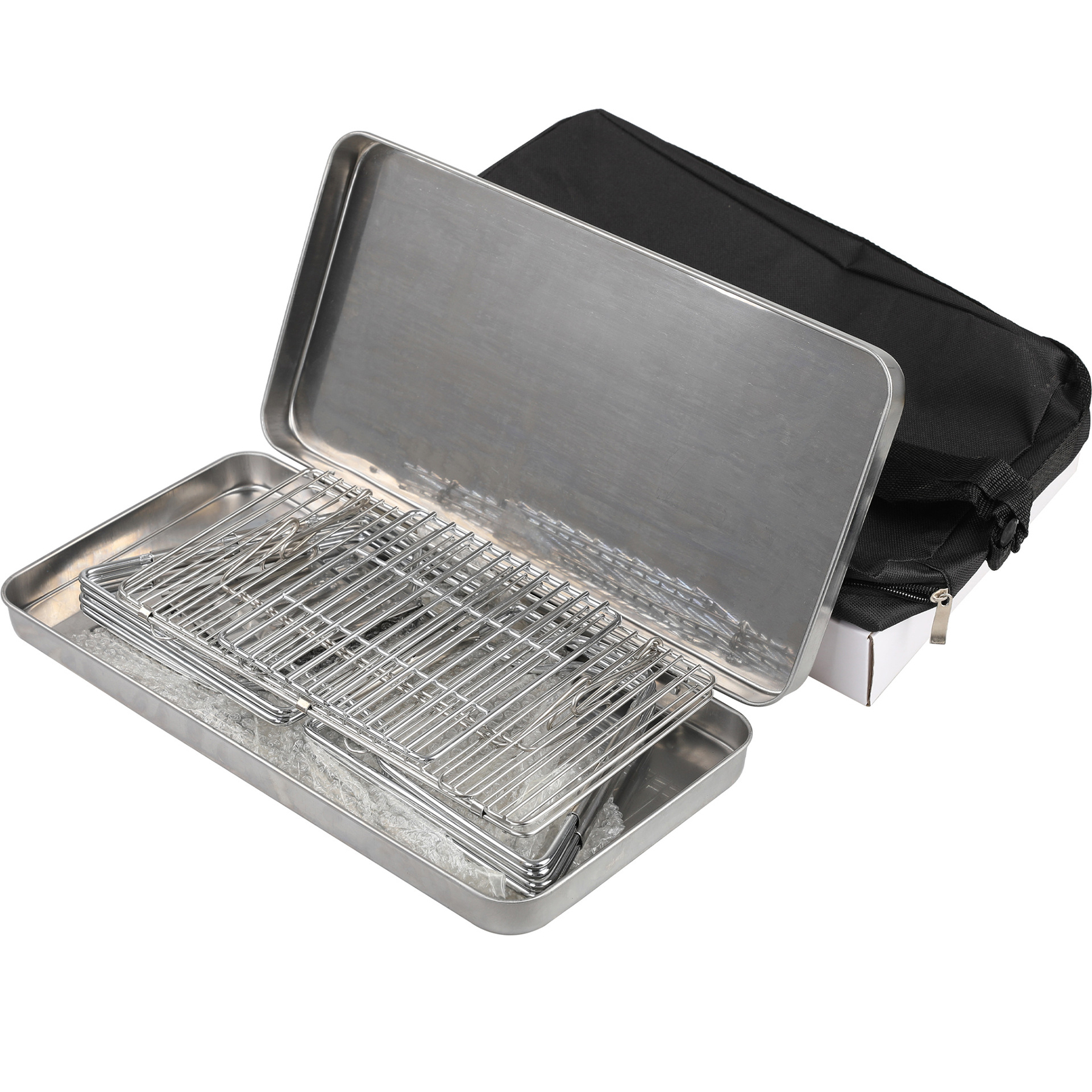 Stainless Steel Folding Barbecue Grill 5