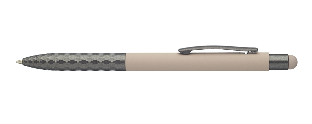 Geometric Aluminum Ball Point Pens with Stylus 20