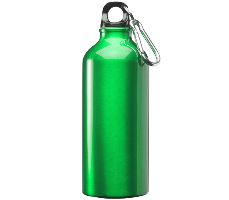 Aluminum Water Bottle with Carabiner, 20 oz., custom water bottle with logo imprint 2