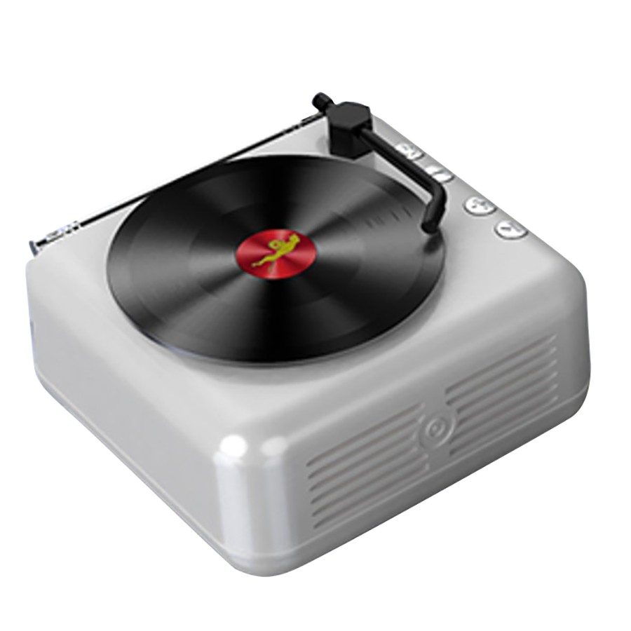 SonicWave Retro Record Player Shaped Bluetooth Speaker 9