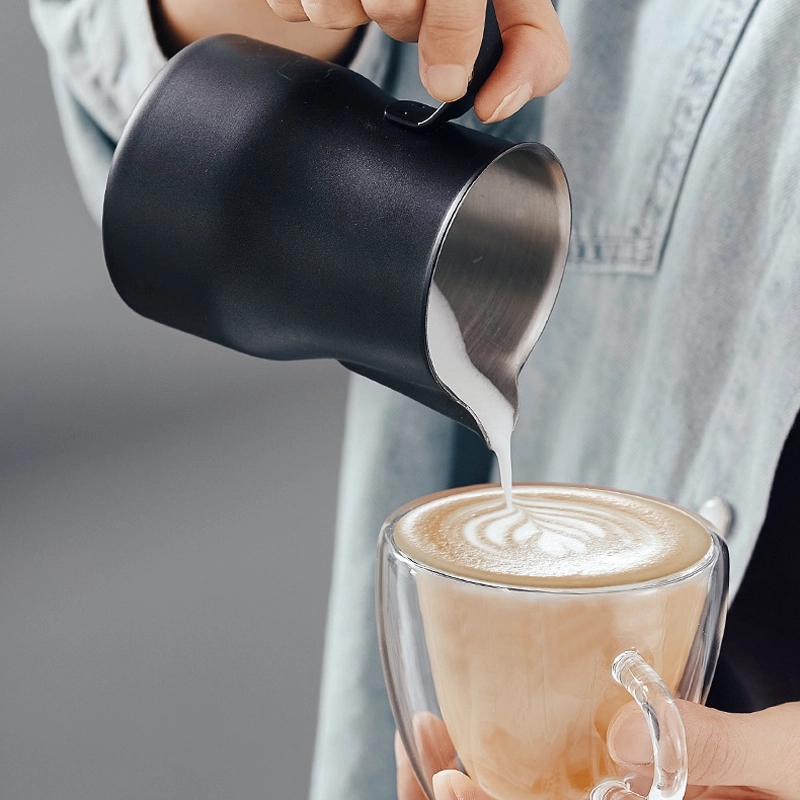 Custom 18.5 oz Stainless Steel Milk Frothing Pitcher 7