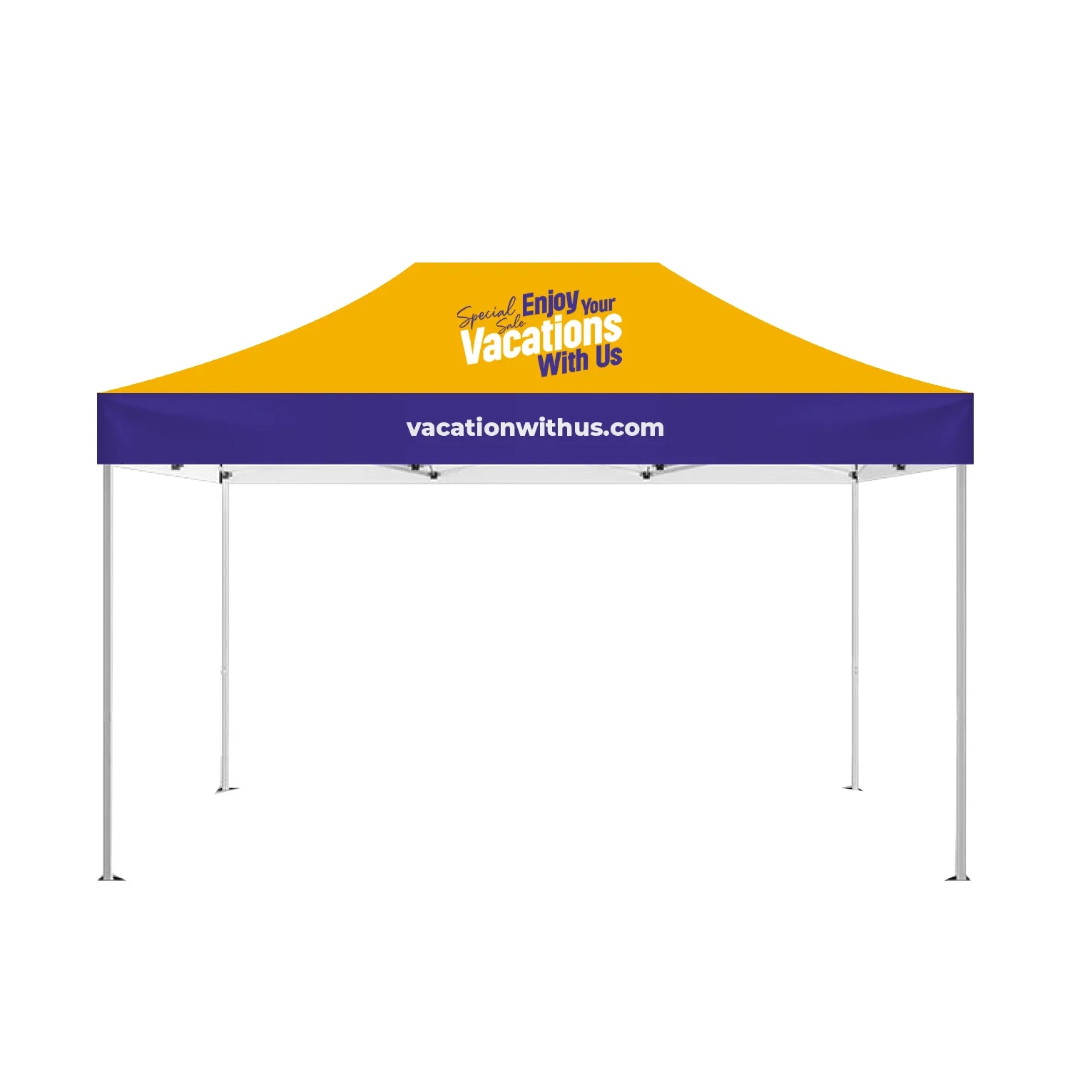 15 Ft Canopy Tent with Topper & Frame 2