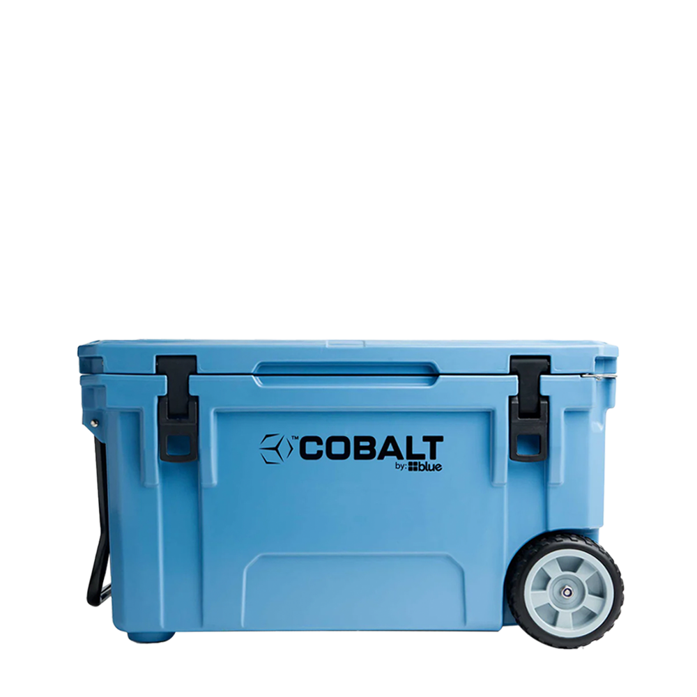 Blue Coolers 55 qt 5 Day Cooler with Wheels 17