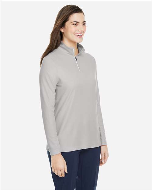 Women's Fusion ChromaSoft™ Pique Quarter-Zip Pullover - CE405W 10