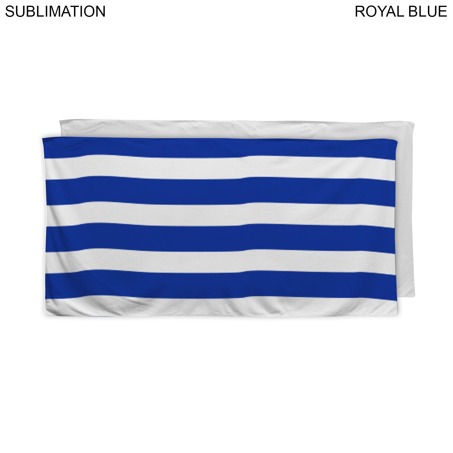48 Hr Quick Ship - Cabana Stripe Sublimated Plush and Soft Velour Terry Beach Towel, 30x60 9