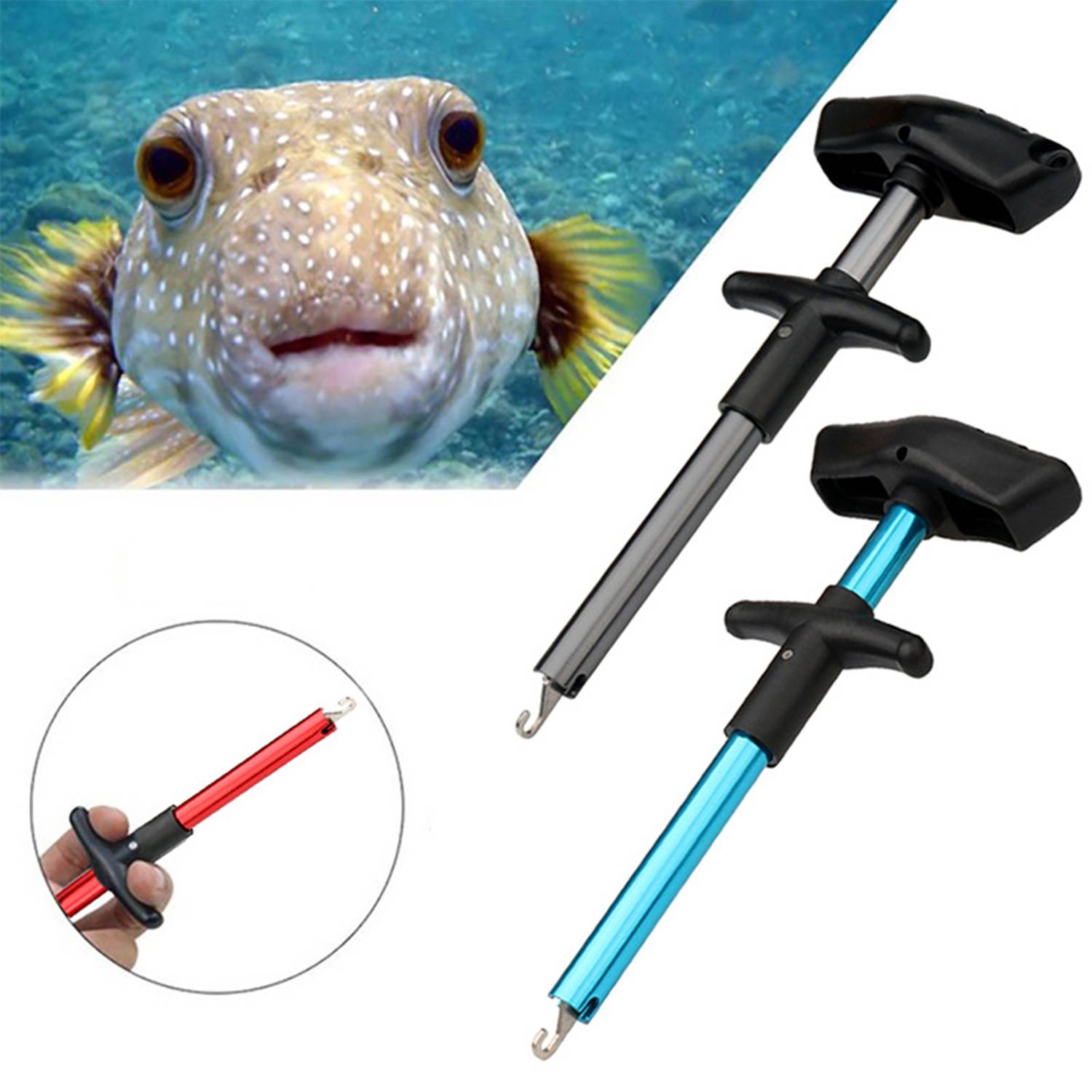 Portable T-Shaped Fish Hook Remover 4