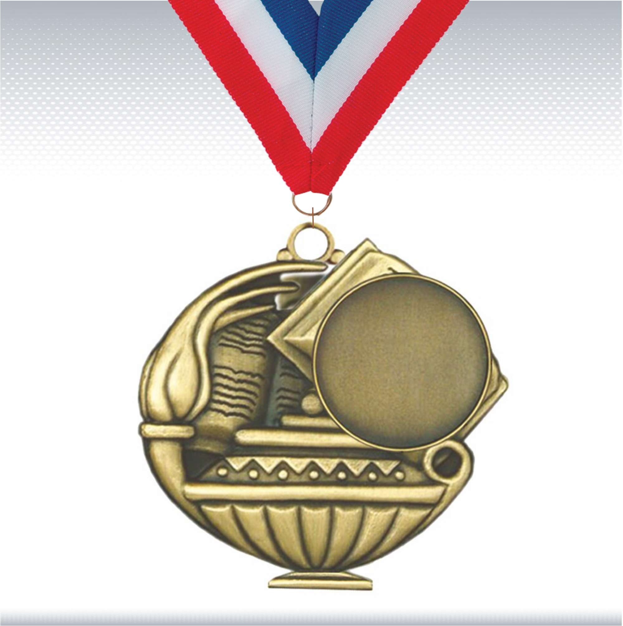 2 1/4" Scholastic Medals w/ 1" Custom Insert 8