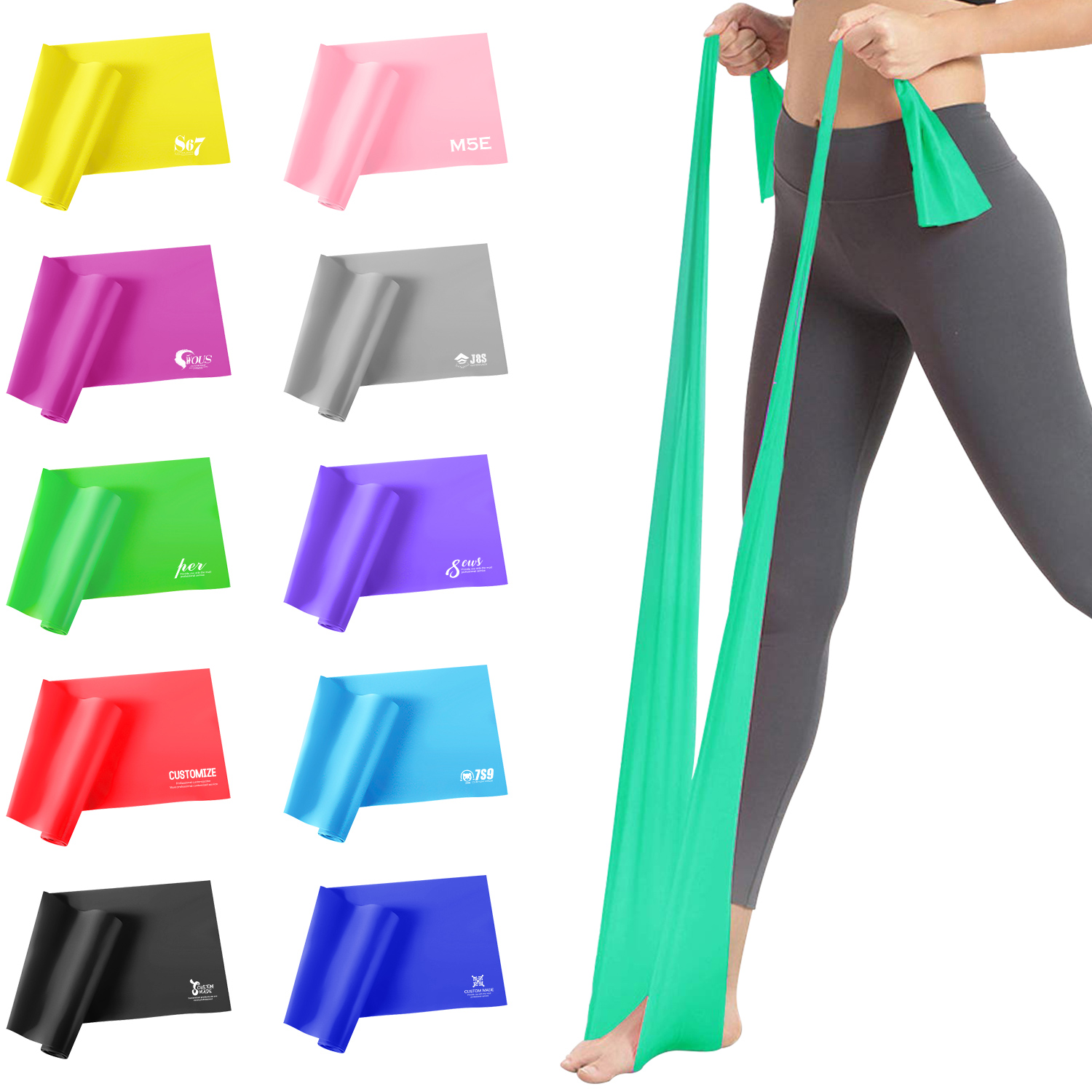 Long Resistance Bands For Working Out 5