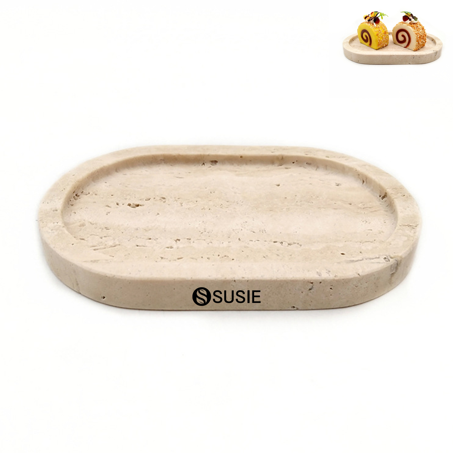 Real Natural Marble Storage Decorative Tray 2