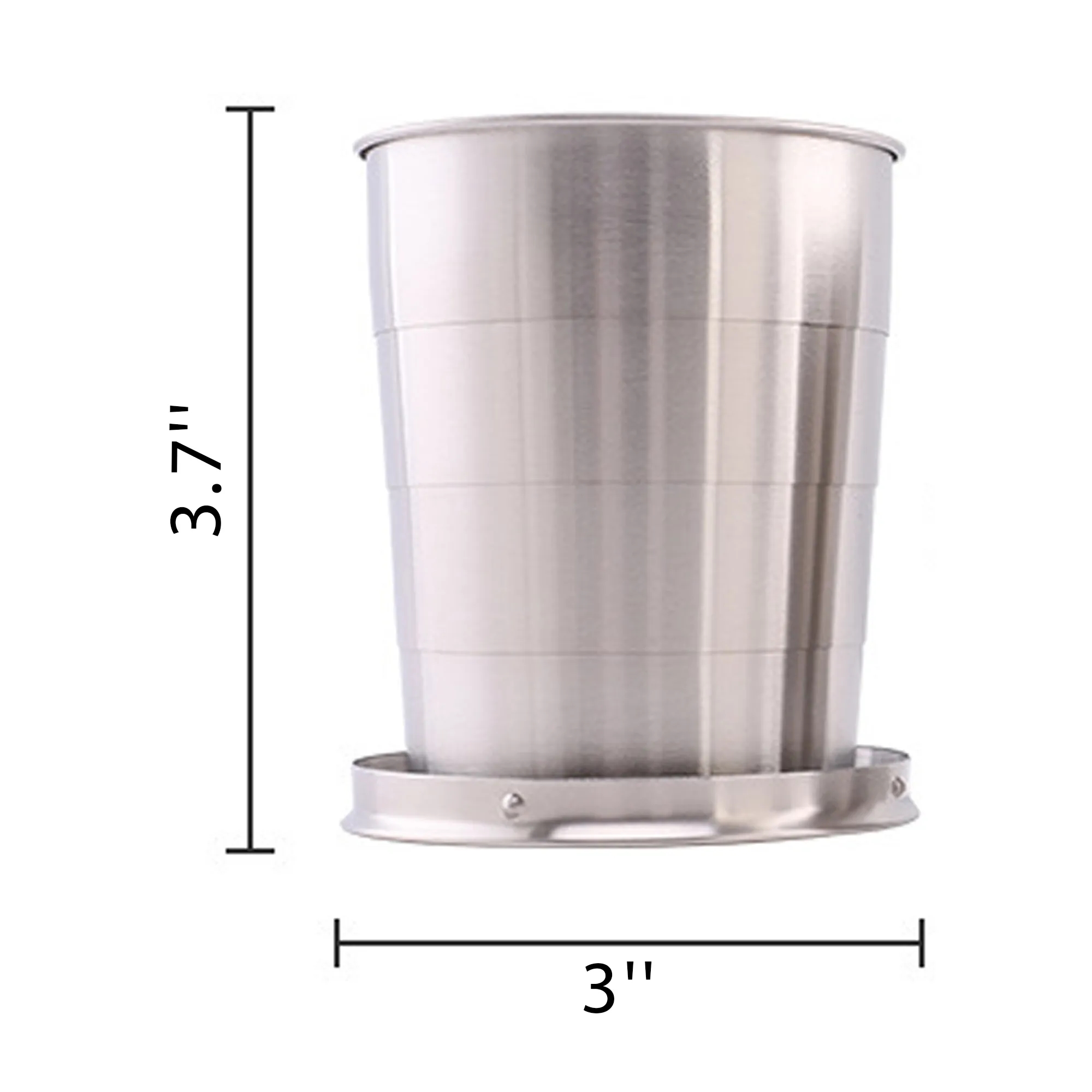 Stainless Steel Folding Cup 1