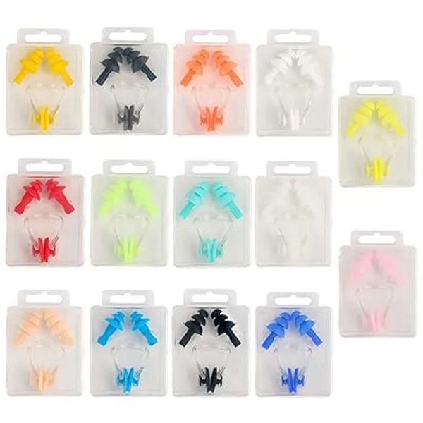 Swimming Ear Plugs And Nose Clip Set 2