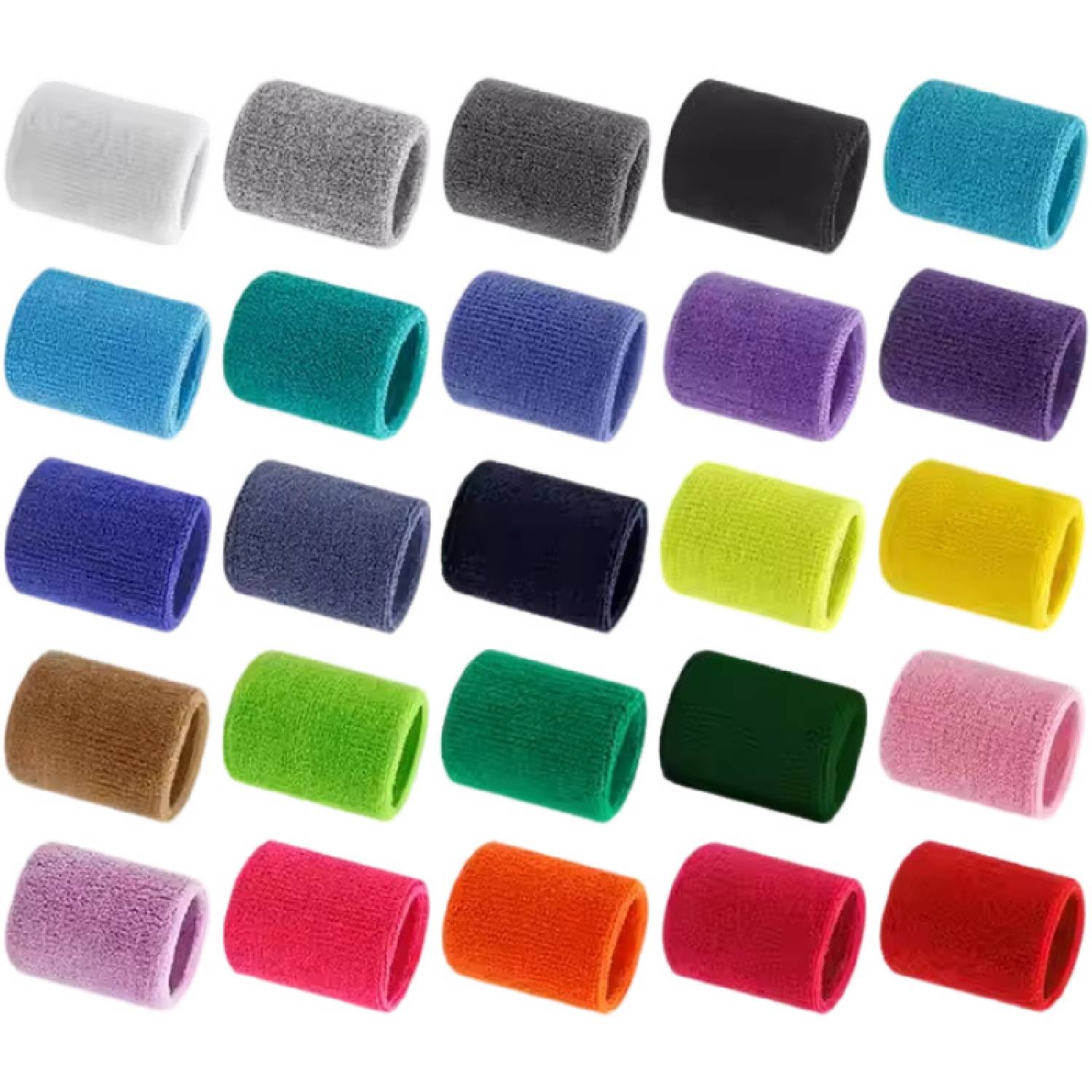Polyester Elastic Sports Sweat Wristband 1