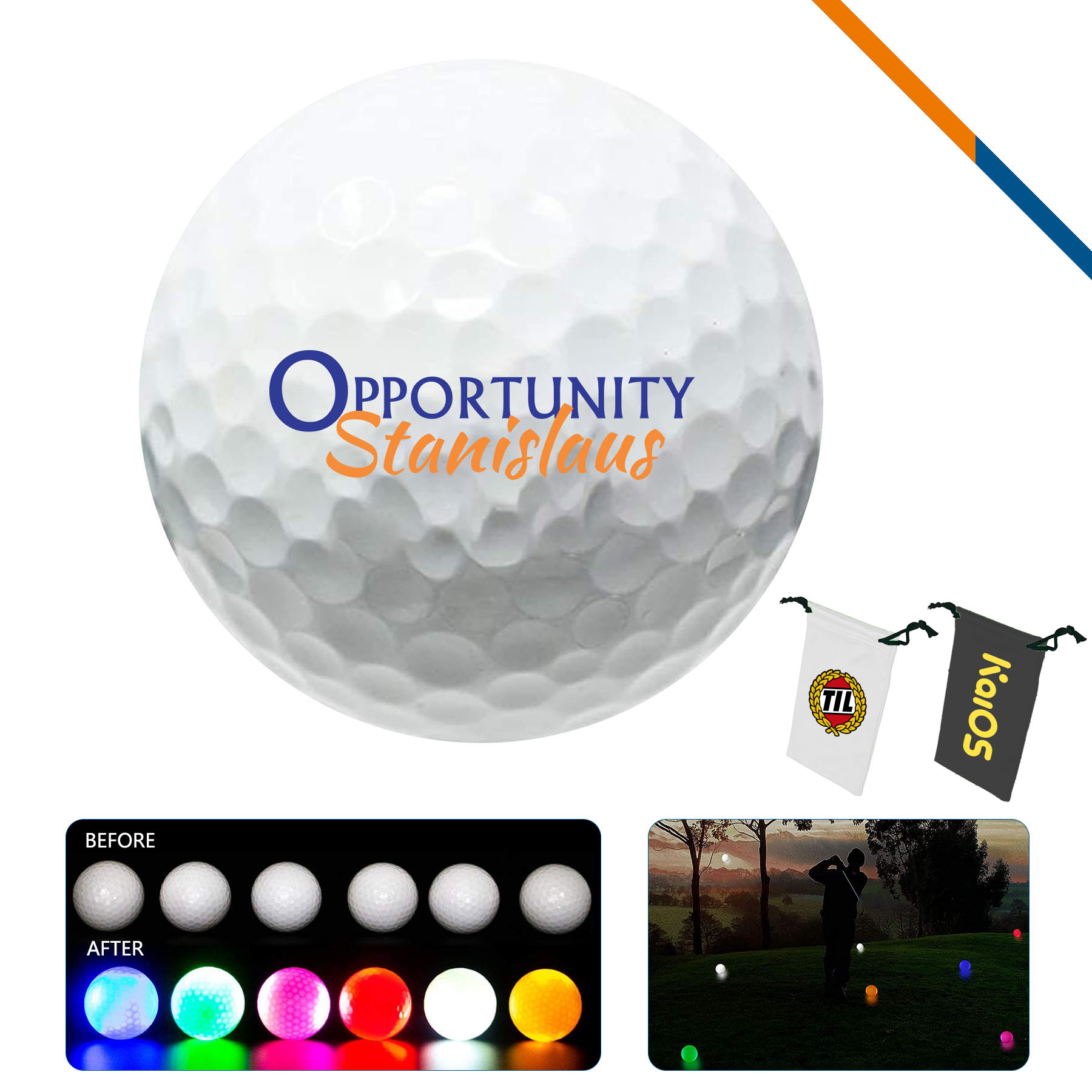 Gopa LED Golf Ball 1