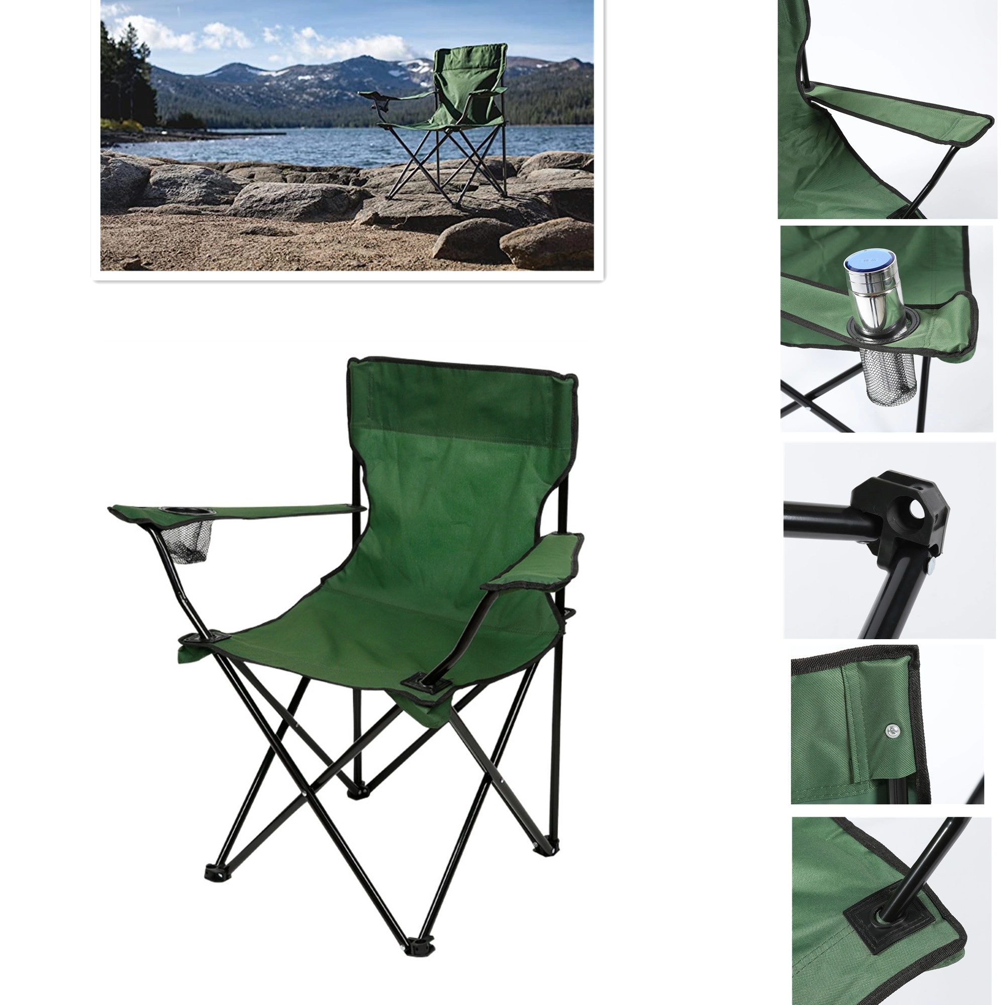 Outdoor portable folding picnic chair 2