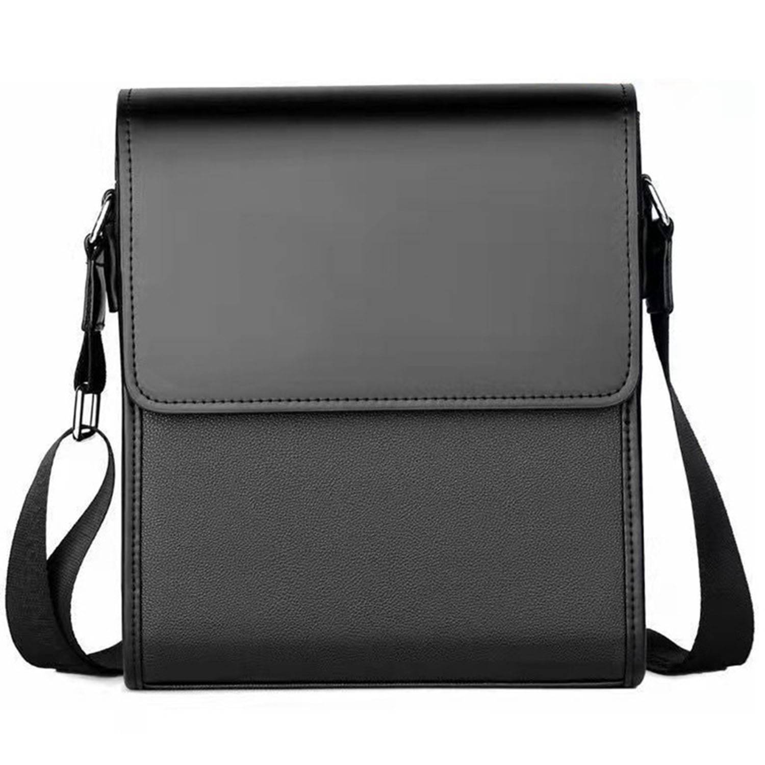 PU Leather Large capacity business crossbody bag for men 8