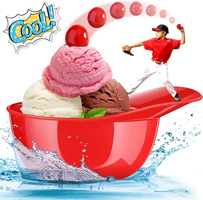 Plastic Baseball Helmet Cups for Birthday Party Dessert Serving Supplies 3