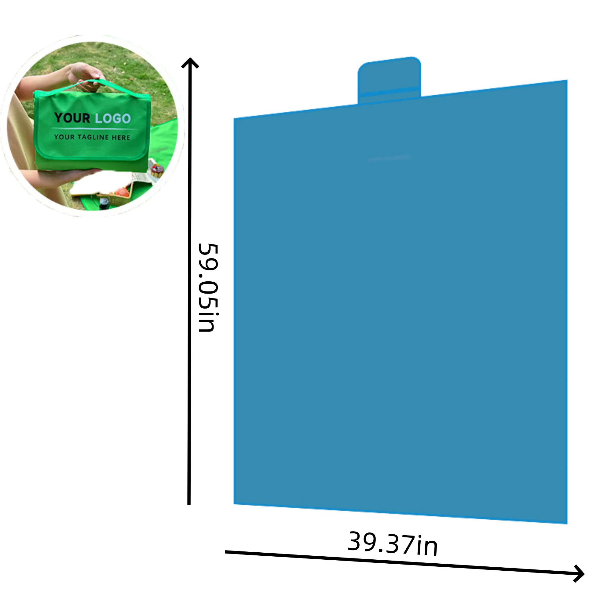 Customized Oxford cloth picnic moisture-proof mat 5